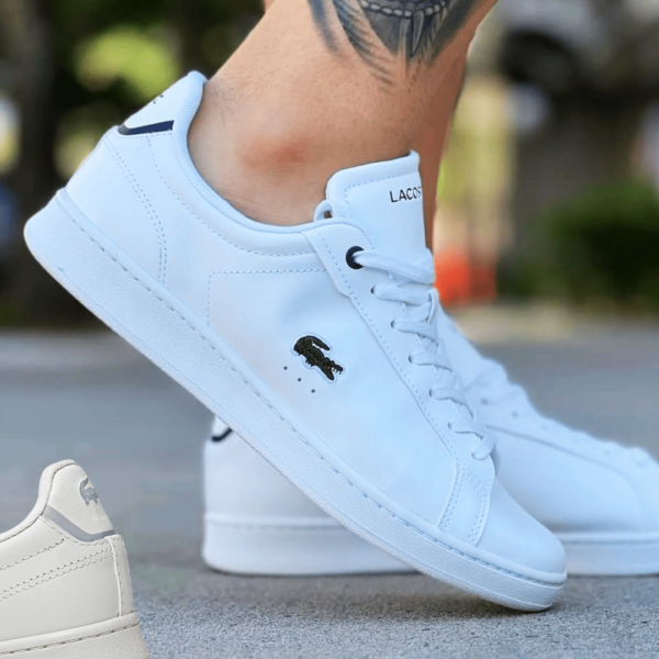 ênis Couro Lacoste Carnaby Pro Feminino - Branco
