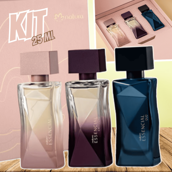 Presente Natura Essencial Miniaturas 3 un de 25 ml