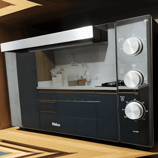 HILCO Forno Elétrico PFE50PE Full Glass Autolimpante 50L 127V