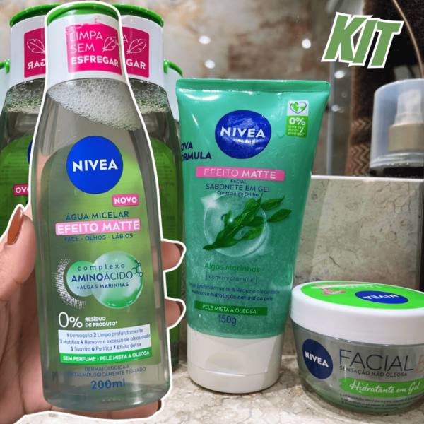 NIVEA Kit Controle Do Brilho: 3 produtos