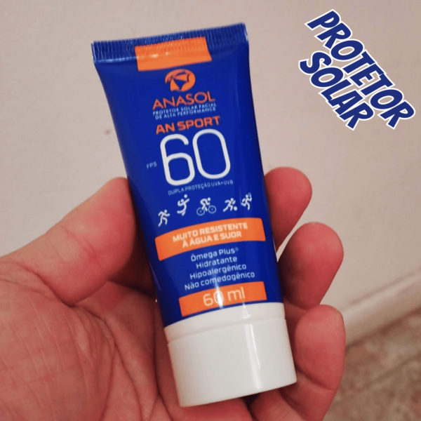 Protetor Solar Facial AN Sport FPS 60 60g - Anasol