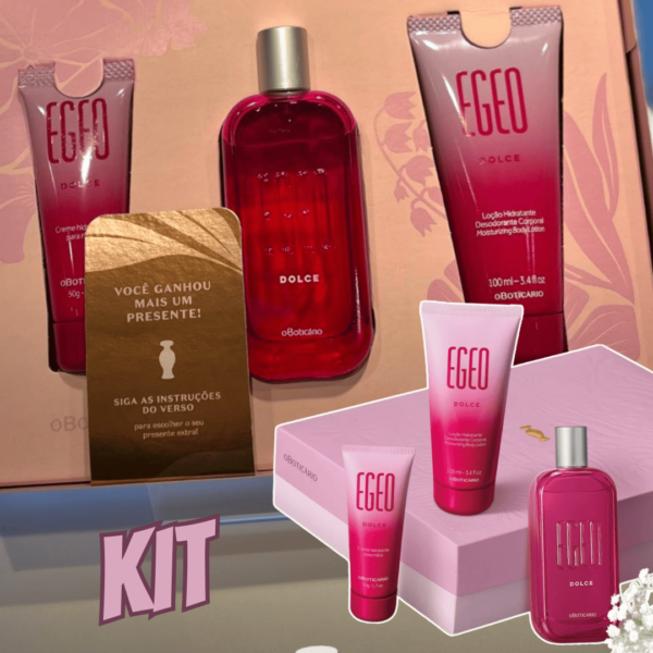 O Boticário Kit Presente Egeo Dolce (3 Itens)