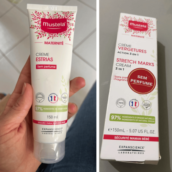 Mustela Maternité Creme Estrias Sem Fragrância 150Ml - Previne Estrias Com Ação 3 Em 1