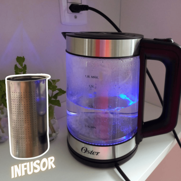 Chaleira Elétrica Oster Tea com Infusor de Chá 1,8L - 220V