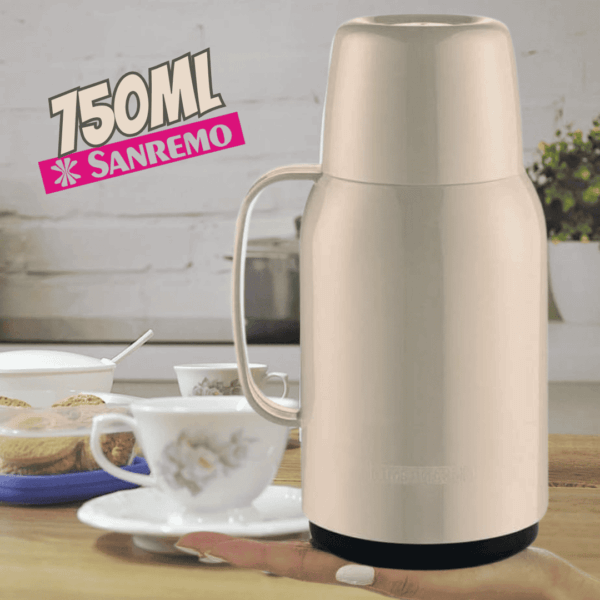 Sanremo - Garrafa Térmica Plástica Gostar de 750ml, Linha Termic