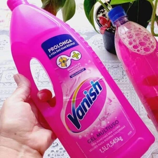 Vanish Tira Manchas Líquido Multiuso 1 5L Para Roupas Coloridas