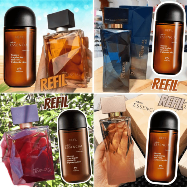 Refil Essencial 100 ml Masculino ou Feminino (várias opções)