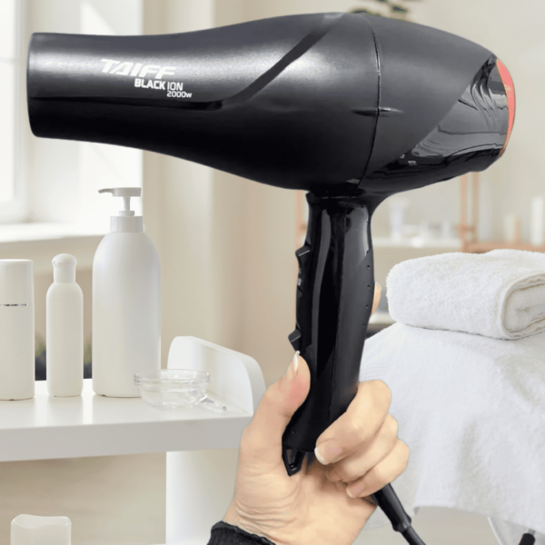 Taiff Black Ion Secador De Cabelo Profissional 2000w Cor Preto