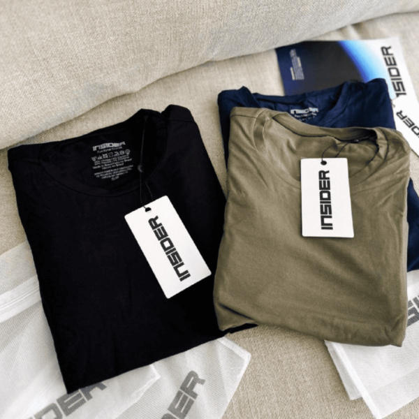 Camiseta Basica Tech Insider Masculina (várias cores)
