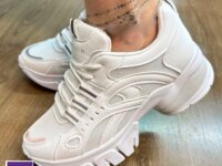 Tênis Ramarim Chuncky Feminino - Branco+Cinza - (34 ao 39)