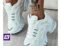 Tênis Ramarim Chuncky Feminino - Branco+Cinza (34 ao 39)