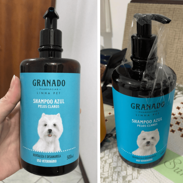 Granado - Shampoo PET Azul para Pelos Claros 500ml