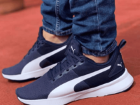 Tênis Flyer Runner Mesh Bdp Puma - Azul e branco