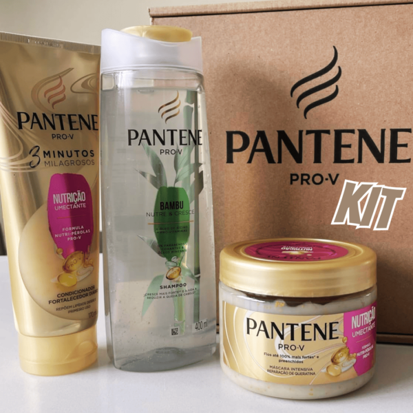 Pantene Kit Nutrição com Shampoo PRO-V Bambu Nutre & Cresce 400ml