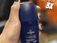 Kit Desodorante Antitranspirante Roll-on Natura Homem (3 unidades)