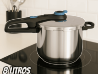Rochedo, Panela De Pressão Trendy 8 Litros com Fechamento Externo