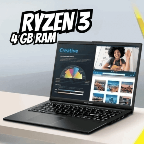 Notebook Asus Vivobook Go 15 E1504fa Amd Ryzen 3 7320u 4gb Ram 128gb Ssd Linux Keepos Tela 15,6 Fhd Black