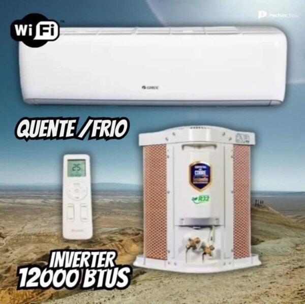 Ar-condicionado Split Gree Inverter 12.000 BTUs Quente e Frio G-Top