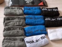  Kit 10 Cuecas Boxer Reebok Sem Costura Microfibra