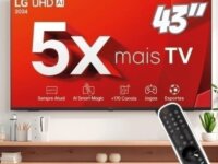 Smart Tv LG 43'' 4k Ultra Hd Pro Led Hdr Thinq Ai Alexa