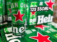 Heineken Cerveja Sleek Lata 350ml Pack 12 Unidades