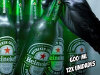 Cerveja Heineken Garrafa 600ml - 12 unid.