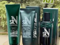 Kit Sr. N, Creme de Barbear e Gel Pós Barba (3 produtos)