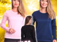 Kit 4 Camisetas Feminina Manga Longa Térmica Proteção Solar UV Dry Fit Segunda Pele