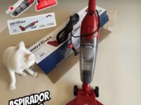 Aspirador De Pó Bas1290v 2 Em 1 1250w Britânia Vermelho