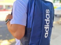 Mochila Esportiva Masc/femi Linear 18,5l Azul adidas