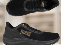 Tênis Everlast Venus - Preto+Dourado
