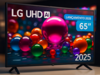 Smart TV 65" LG 4K Ultra HD 65UA8550PSA webOS 25 AI Processor 4K Gen8 com Alexa 3 HDMI
