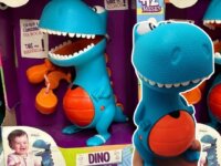 Brinquedo para Bebe Dino Papa Tudo com Acessórios, Elka, Multicor