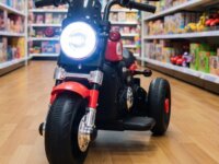 Mini Moto Elétrica Halei Branca Prata 6v Zippy Toys Motinha Infantil