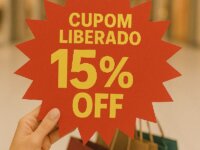 Cupom 15% off