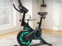 Bicicleta Ergométrica Fitness Spinning, Bicicleta Ergométrica Indoor com Ajuste de Resistência