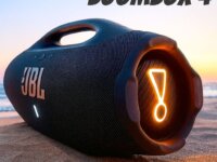Caixa de Som Bluetooth À Prova D'água Boombox 4 JBL - Preta