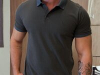 Polo Regular Gola Denim Reserva Masculina (original)