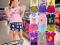 Kit Conjunto Infantil Menina Verão 08 Peças Envio Imediato