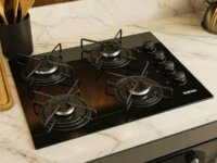 Cooktop Itatiaia Electra Plus 4 Bocas Preto 127V/220V