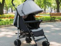 Carrinho De Passeio Para Bebê Park Até 15kgs Cinza Voyage