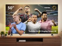 Smart TV QLED 50" 4K Toshiba 50C450NS Google TV 3 HDMI 2 USB Wi-Fi - TB034M