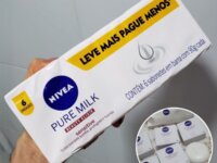 NIVEA Sabonete em Barra Pure Milk Sensitive Promo 6 un. 90g