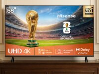 Hisense Smart TV UHD 4K DLED 58" Polegadas 58A6NV com HDR10 Dolby Vision Game Mode