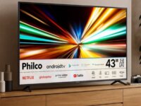 Smart TV 43" Philco Android TV Full HD Borda Infinita P43EAA