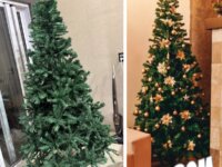 Árvore De Natal Pinheiro Canadense Luxo 1,80m 800 Galhos Tradicional Verde Imperial Premium