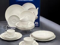 Aparelho de Jantar Flávia Em Porcelana 20 peças Tramontina