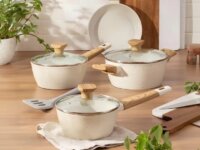 Conjunto Panelas Studio Cook 5 Pçs Indução Marmol Mimo Style