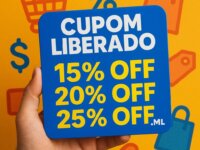 Cupom 15% ou 20% ou 25% off