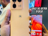 Smartphone Motorola Edge 50 Ultra 5G - 512GB 24GB 50MP Ultra-Pixel AI Camera IP68 NFC- Peach Fuzz